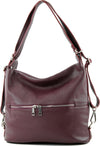 Modarno-Barsa-spalla-da-donna-e-borsa-zaino-2-in-1-realizzato-a-mano,-in-vera-pelle