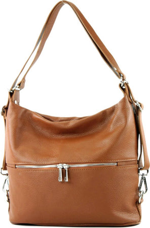 Modarno-Barsa-spalla-da-donna-e-borsa-zaino-2-in-1-realizzato-a-mano,-in-vera-pelle