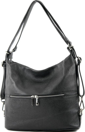 Modarno-Barsa-spalla-da-donna-e-borsa-zaino-2-in-1-realizzato-a-mano,-in-vera-pelle