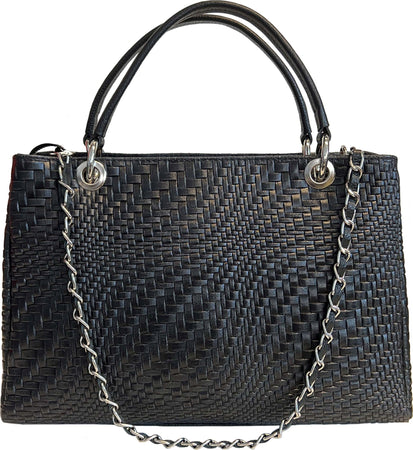 Modarno-Borsa-a-mano-da-donna-in-vera-pelle-con-tracolla-35x15x22-cm