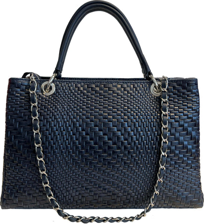Modarno-Borsa-a-mano-da-donna-in-vera-pelle-con-tracolla-35x15x22-cm