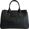 Modarno-Borsa-a-mano-in-vera-pelle-con-stampa-coccodrillo-e-cavallino-35x18x24-cm