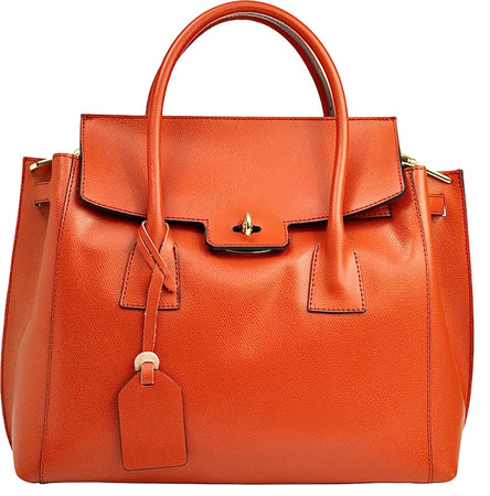 Modarno-Borsa-a-mano-in-vera-pelle-Saffiano-Versione-Grande-35x12x31-cm