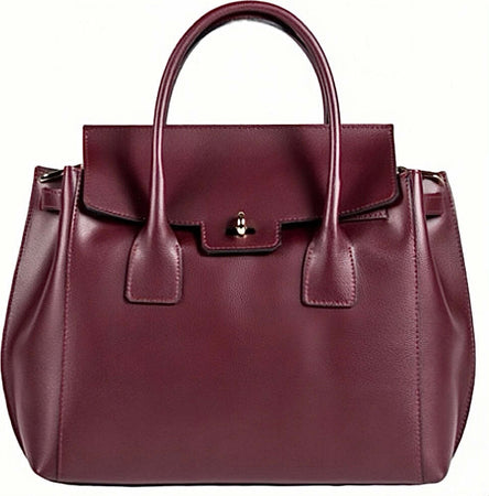 Modarno-Borsa-a-mano-in-vera-pelle-Saffiano-Versione-Grande-35x12x31-cm