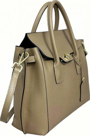 Modarno-Borsa-a-mano-in-vera-pelle-Saffiano-Versione-Grande-35x12x31-cm
