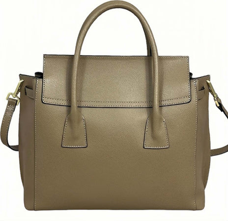 Modarno-Borsa-a-mano-in-vera-pelle-Saffiano-Versione-Grande-35x12x31-cm