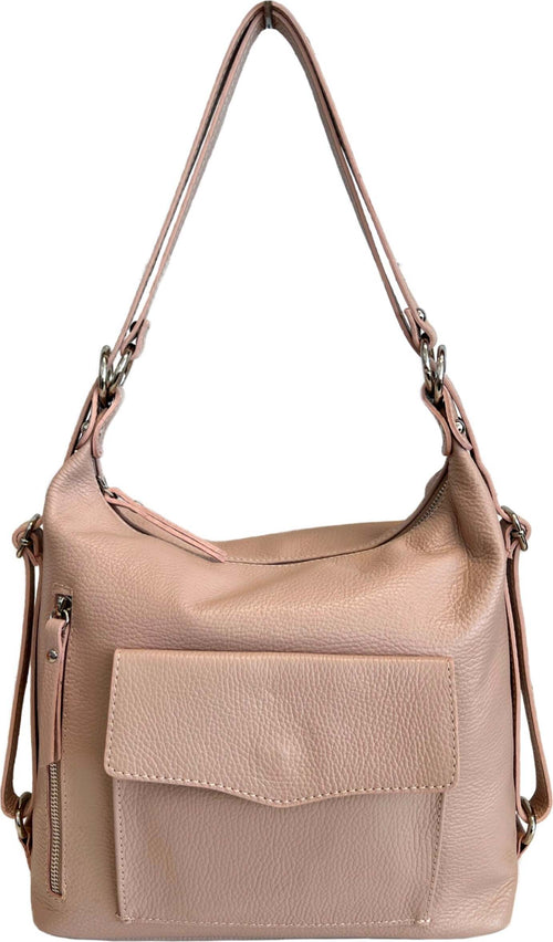 Modarno-Borsa-a-spalla-Italiane,-borsa-a-zainetto-da-donna-2-in-1,-in-vera-pelle