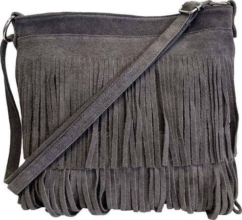 Modarno-Borsa-a-tracolla-con-frange-in-camoscio---borsa-tracolla-donna-in-pelle-scamosciata