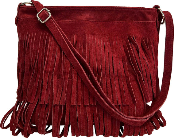 Modarno-Borsa-a-tracolla-con-frange-in-camoscio---borsa-tracolla-donna-in-pelle-scamosciata