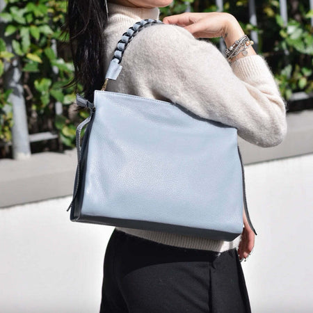 Modarno-Borsa-donna-a-tracolla/mano-con-manico-intrecciato-31x13x24-cm