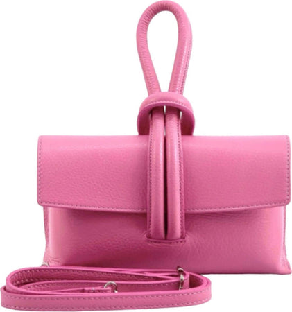 Modarno-Borsetta-Pochetta-Gancio-ad-Anello-in-vera-pelle-24x7x13-cm