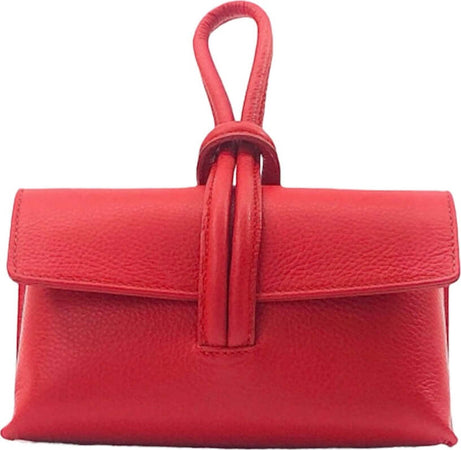 Modarno-Borsetta-Pochetta-Gancio-ad-Anello-in-vera-pelle-24x7x13-cm