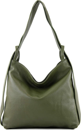 Modarno-Shopper-Zaino-in-Vera-Pelle-da-donna-2in1