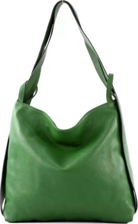 Modarno-Shopper-Zaino-in-Vera-Pelle-da-donna-2in1
