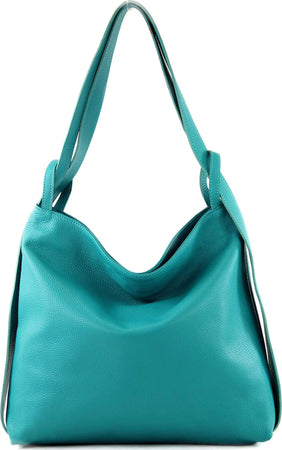 Modarno-Shopper-Zaino-in-Vera-Pelle-da-donna-2in1