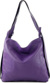 Modarno-Shopper-Zaino-in-Vera-Pelle-da-donna-2in1