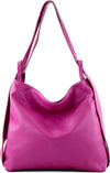 Modarno-Shopper-Zaino-in-Vera-Pelle-da-donna-2in1
