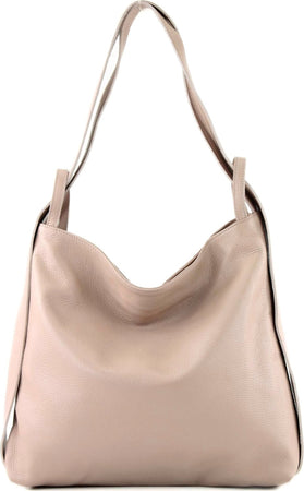 Modarno-Shopper-Zaino-in-Vera-Pelle-da-donna-2in1
