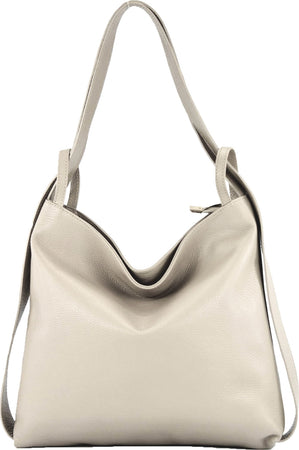 Modarno-Shopper-Zaino-in-Vera-Pelle-da-donna-2in1