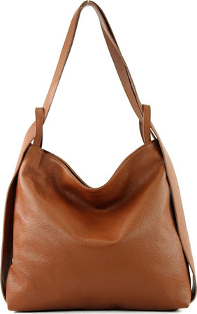 Modarno-Shopper-Zaino-in-Vera-Pelle-da-donna-2in1