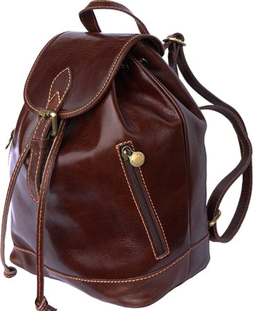 Modarno-Zaino-in-Vera-Pelle-Made-in-Italy-Vintage-Fatto-a-Mano-in-Italia-da-Esperti-Artigiani-–-Zaino-Donna-in-Pelle-Vera-con-Spallacci-Regolabili-e-Tasca-per-Tablet