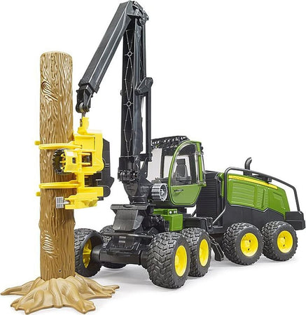 Modellino Bruder John Deere Bomenkap 1270G Veicolo Forestale giocattolo 1:16