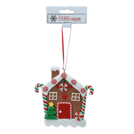 Pendente casetta natalizia per Albero di Natale per decorazioni natalizie