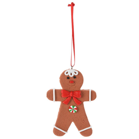 Pendente pan di zenzero per Albero di Natale per decorazioni natalizie