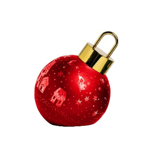 Palla di Natale in vetro con luci batteria 3xAA per decorazioni natalizie