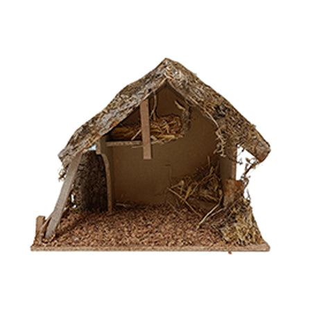 Capanna decorativa natalizia vuota termoretraibile per presepe