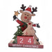 Calendario perpetuo per avvento in legno per decorazioni natalizie
