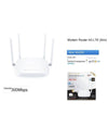 Modem Router 4g Lte 300mbps Ad Alta Velocità Sim Card 4 Antenne Maxtech Ma200