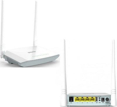 Modem-Router-ADSL2+-Wi-Fi-N300-USB-TENDA-D301-v.2