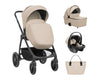 Trio Passeggio Kikkaboo 3in1 Modena - Vari Colori