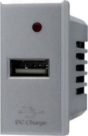 Modulo-Caricatore-Presa-Usb-5v-2,1a-Grigio-Compatibile-Bticino-Axolute