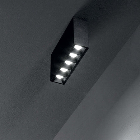 Modulo-Lika-Alluminio-Nero-Led-12,5W-3000K-Luce-Calda