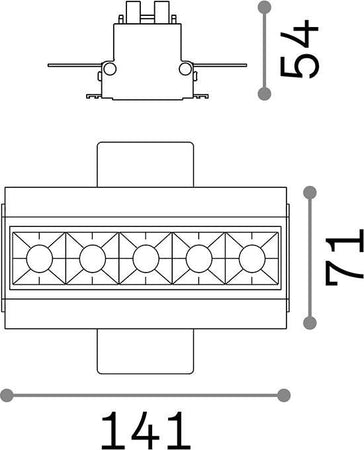 Modulo-Lika-Alluminio-Nero-Led-12W-4000K-Luce-Naturale