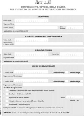 Modulo per conferimento revoca - fatt. elettronica - 29 7x21cm - Edipro [multipack] 10 pezzi Cancelleria e prodotti per ufficio/Archivio ufficio e accessori per scrivania/Modulistica e conservazione registri/Libri e registri contabili Eurocartuccia - Pavullo, Commerciovirtuoso.it