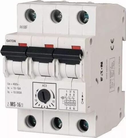 MOELLER-SALVAMOTORE-BI-E-TRIPOLARE-JP48C-Z-MS-1,6/3