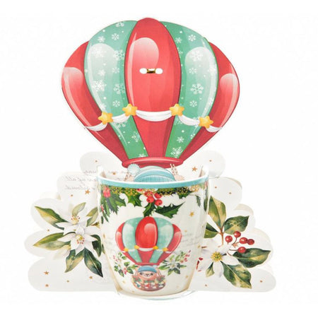 Tazza di natale decorativa in porcellana 350 ml per decorazione natalizia