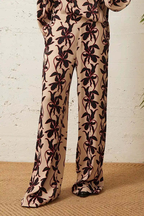 MOKI-B-|-Pantalone-fiori