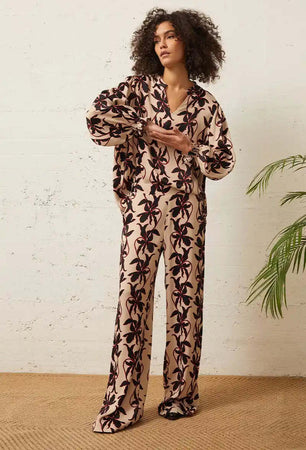 MOKI-B-|-Pantalone-fiori