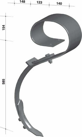 Molla BF senza vomere Confezione da 1pz