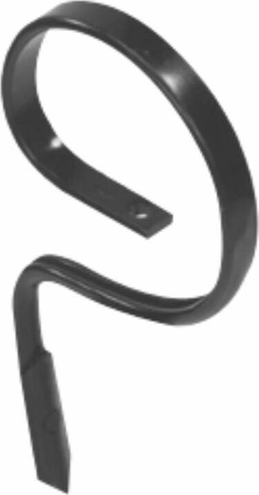 Molla flex diritta con vomere 32x12mm