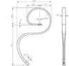Molla Flex per vibro coltivatore 32 x 10 modello alto 37 cm in acciaio resistente Fai da te/Utensili elettrici e a mano/Attrezzi da giardinaggio/Zappe La Zappa - Altamura, Commerciovirtuoso.it