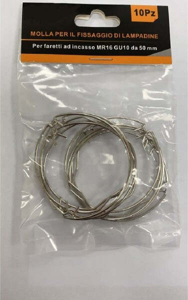 Molla Per Fissaggio Lampadine Di Ricambio Per Porta Faretti In Gesso 50mm Ml-50 Illuminazione/Lampadine/Lampadine a LED Trade Shop italia - Napoli, Commerciovirtuoso.it
