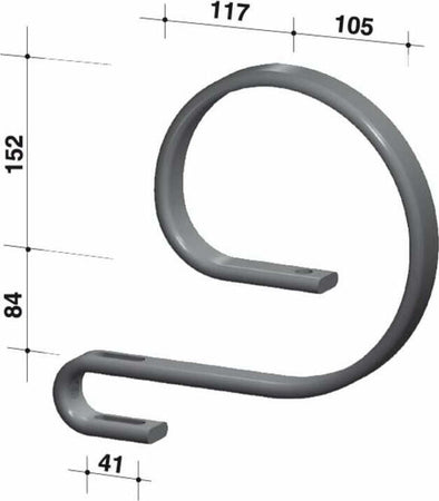 Molla sarchiatrice 32x12 Confezione da 1pz