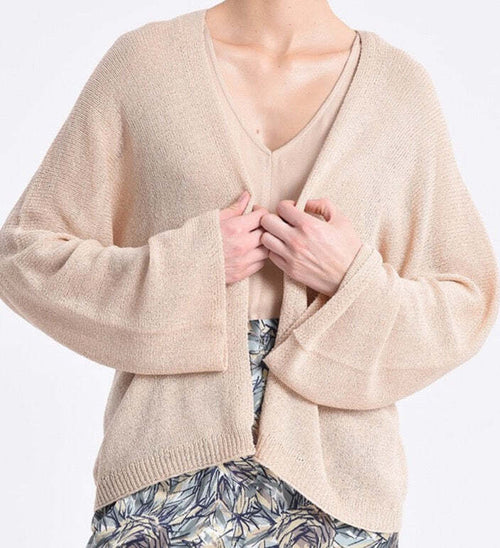 Molly Bracken Cardigan Donna Chiaro Maniche Lunghe Cardigan Casual Ampio in Tessuto Lucido Moda/Donna/Abbigliamento/Abbigliamento premaman/Cappotti giacche e gilet/Giacche Kanal 32 - Santa Maria di Licodia, Commerciovirtuoso.it