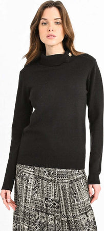 MOLLY BRACKEN MAGLIONE E1125BH NERO AI24 Moda/Donna/Abbigliamento/Maglioni e cardigan/Maglioni Kanal 32 - Santa Maria di Licodia, Commerciovirtuoso.it