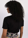 MOLLY BRACKEN T-SHIRT CON SPALLA IN PIZZO NERO  PE23 Moda/Donna/Abbigliamento/T-shirt top e bluse/T-shirt Kanal 32 - Santa Maria di Licodia, Commerciovirtuoso.it